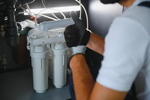 Domestic water purifier installation